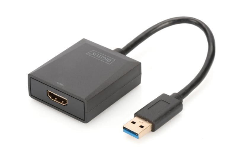DIGITUS USB 3.0 zu HDMI Adapter Full HD schwarz DA-70841