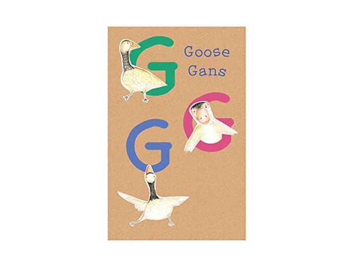 Komar ABC Animal G - Größe: 50 x 70 cm, Wandbild, Poster, Kunstdruck (ohne Rahmen), PURE Boutique