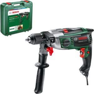 Bosch Schlagbohrmaschine AdvancedImpact 900, Netz, 900 W, mit Tiefenanschlag und Koffer, Schnellspannbohrfutter
