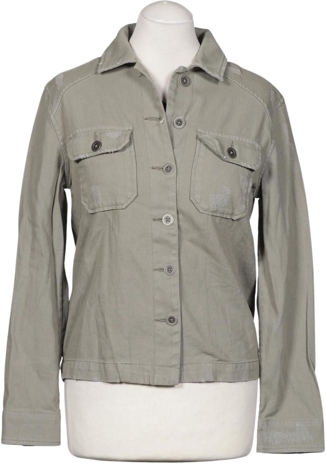 All Saints Damen Bluse, Hellgrün, Gr. S, Baumwolle - Second Hand