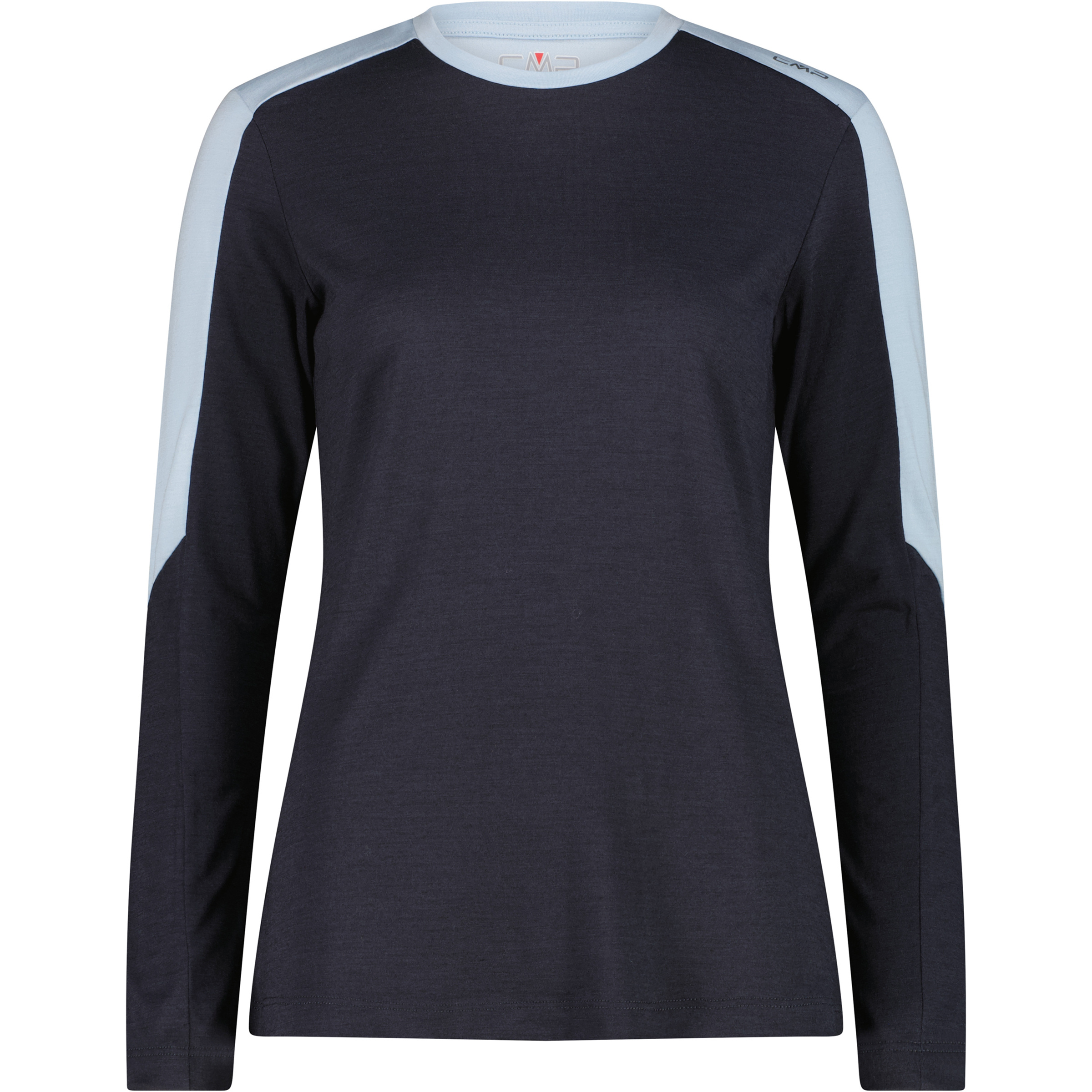 CMP Damen Longsleeves Merino grau Größe XS Skifahren Hautfreundlich Merinowolle