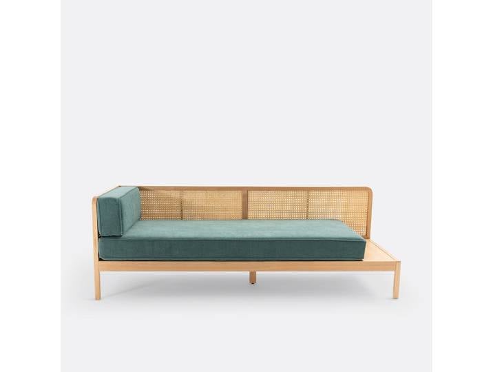 LA REDOUTE Daybed Scillia 3 Places Vert Eucalyptus