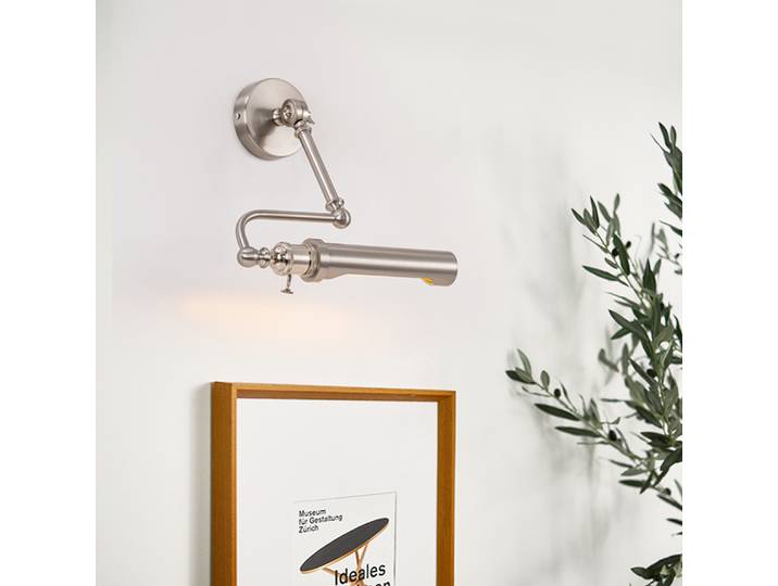 Pliable bras oscillant miroir phare mur LED lampe industrielle rétro entrée couloir peinture décorative remplissage lumière applique murale