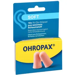 Ohropax Soft Schaumstoff In-ohr Stöpsel 10 St