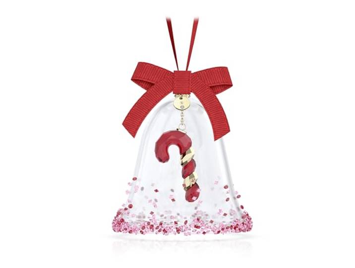 Swarovski Holiday Cheers Dulcis Ornament Kerstklok, Rood