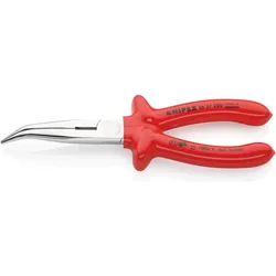 Knipex, Zange, Flachrundzange mit Schneide (200 mm)