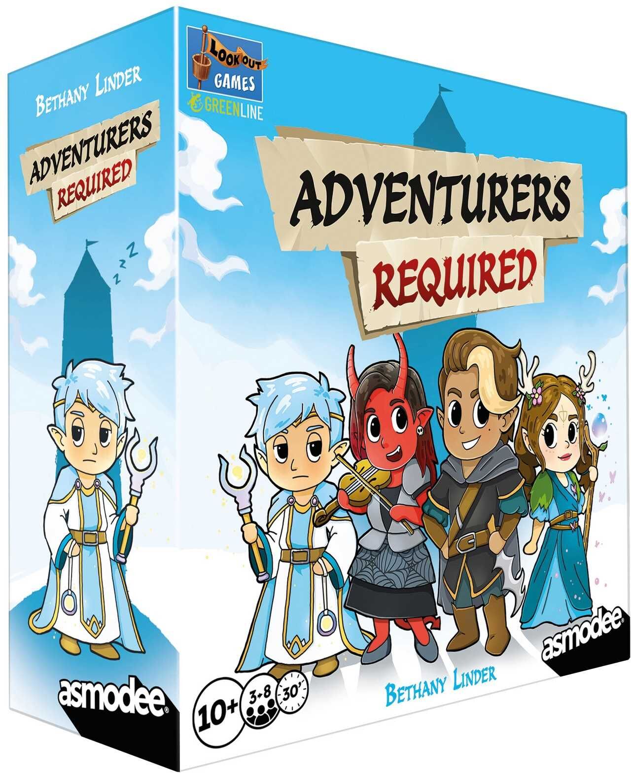 Adventurers Required - Strategy Board Game from Lookout Spiele for 1-4 Players