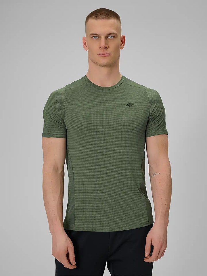 4F Trainingsshirt in Khaki - S