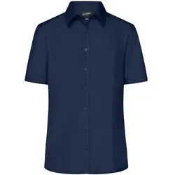 Damen Business-Bluse kurzarm "JN643" - 3XL - navy
