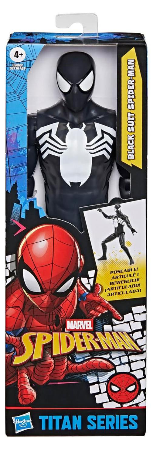 Hasbro Spider-Man Titan Figurijn Black Suit 30 cm