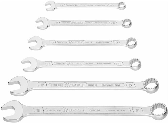 HAZET Jeu de clés mixtes 600N/6 (600N/6)