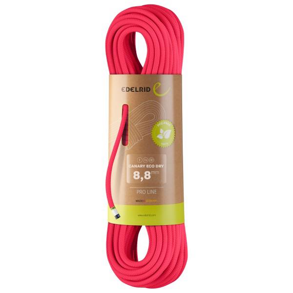 Edelrid - Canary Eco Dry 8,8 mm - Einfachseil Länge 60 m bunt