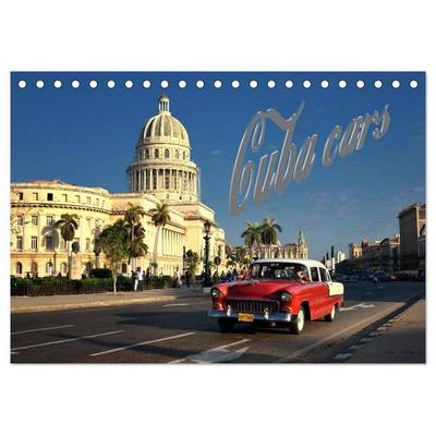 Cuba Cars (Tischkalender 2027 DIN A5 quer), CALVENDO Monatskalender