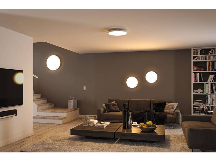 Deckenleuchte Velora Ø 60cm Weiß Aluminium, lackiert LED LED-Platine