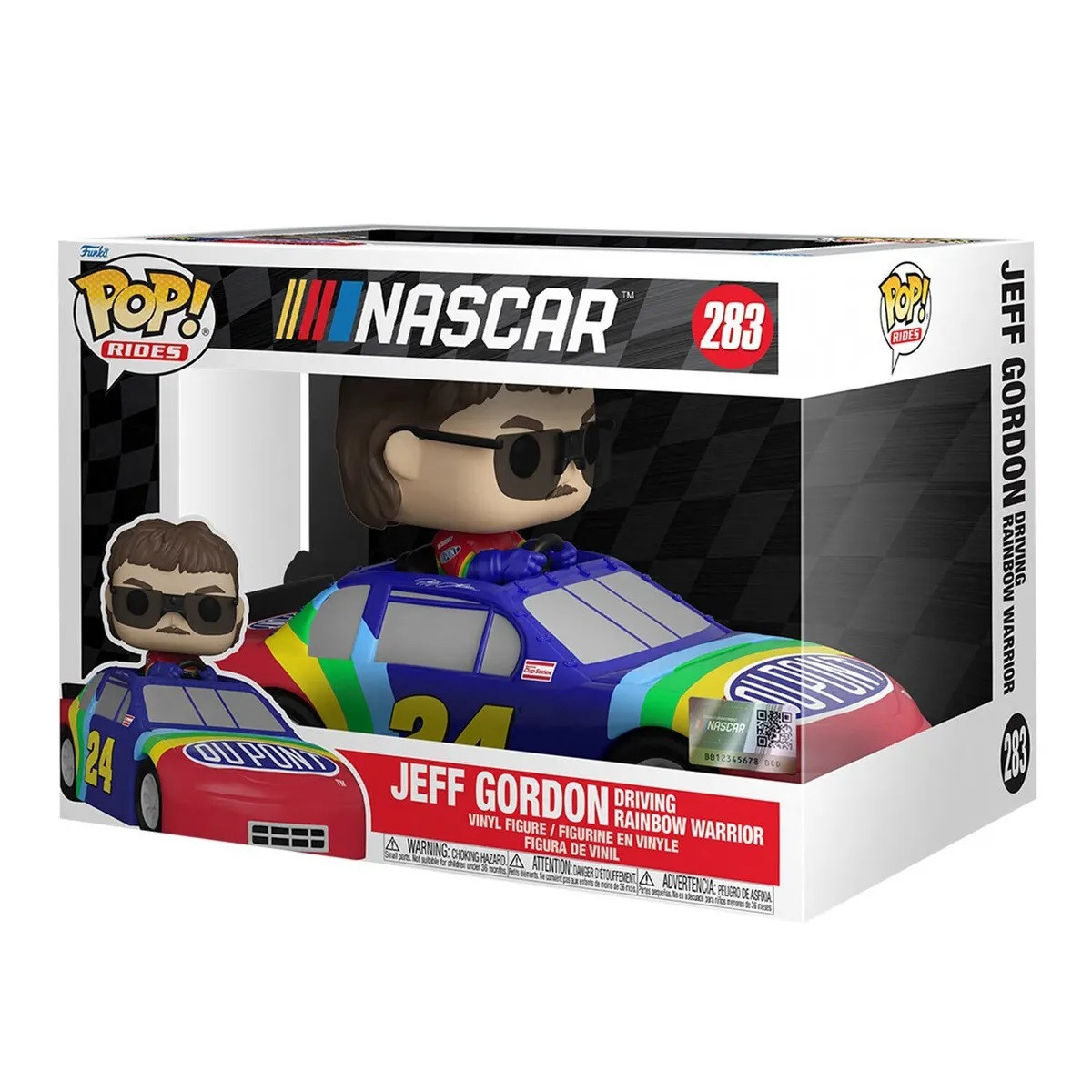Funko Pop! Rides Nascar Jeff Gordon Rainbow Warrior 283 Vinyl figuur