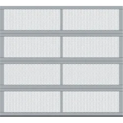 ConDoor Garagentor-Sektionaltor TOP-LINE, Streckmetallgitter