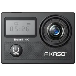 Akaso Brave 4 (30p, WLAN), Action Cam, Schwarz