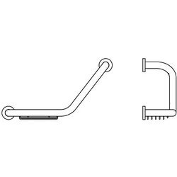 Ideal Standard Wannengriff IOM A9114AA mit Seifenkorb, verchromt
