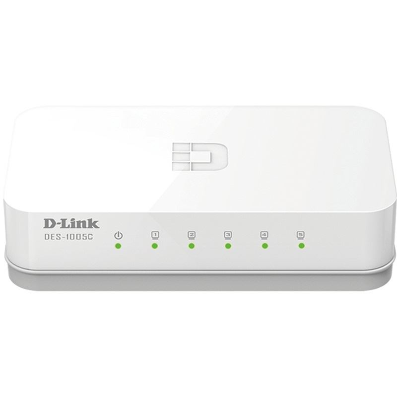 D-Link DES-1005C/E 5-Port Fast Ethernet Desktop Swi