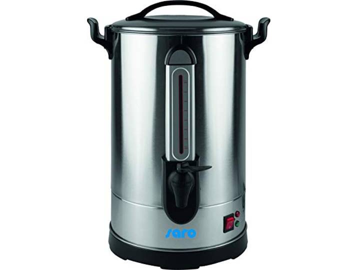 SARO Kaffeemaschine mit Rundfilter – 8,3 L – 60 Tassen – Edelstahl – Doppelwandig – Peilglas – Brüh- & Warmhaltefunktion – 1,6 kW – Modell CAPPONO 60