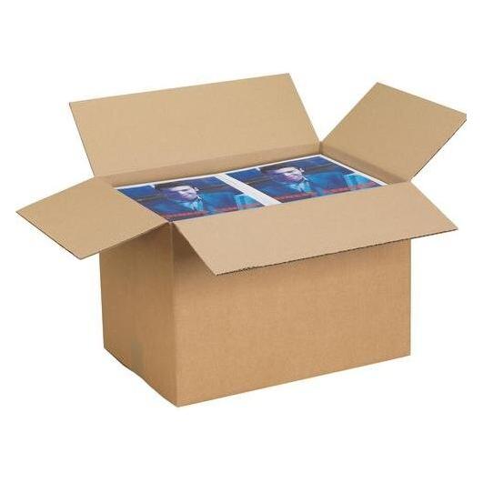 Rajapack Raja Versandkarton 1-wellig Pappe 300 (B) x 300 (T) x 430 (H) mm Braun (25 Stk.) (CAS37UK)