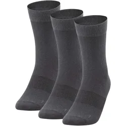 3er Pack JAKO Freizeitsocken anthrazit 47-50