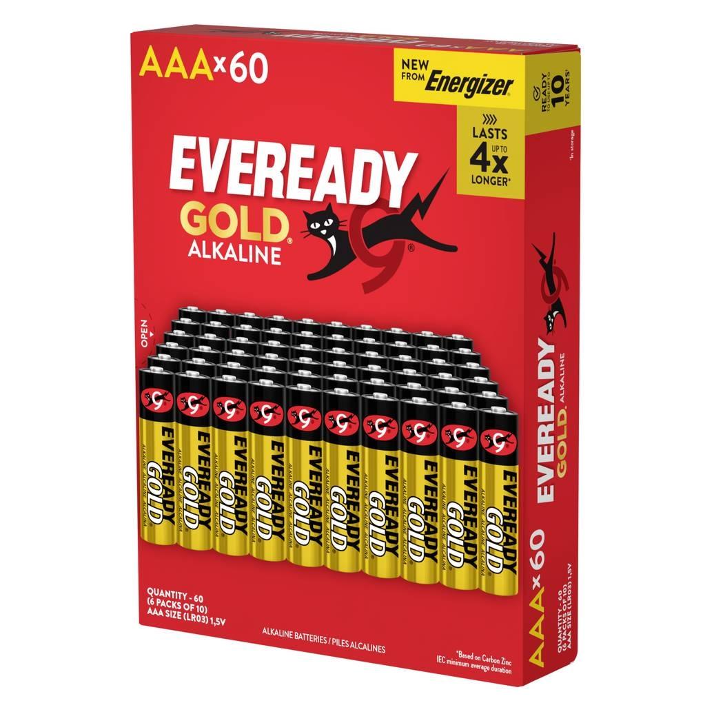 Eveready Gold AAA battery Alkali-manganese 1.5 V 60 pc(s) (60 Stk., AAA) (E304397800)