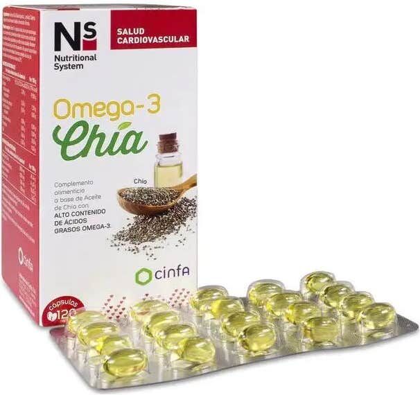 NS Nutritional System Ns Cardioprotect Omega-3 120caps
