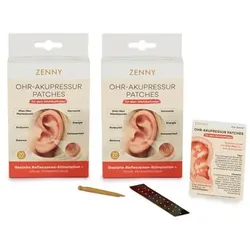 ZENNY Ohr-Akkupressur Set zur Reflexzonen- Stimulation 2x á 21tlg.