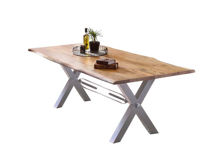Tisch Skyler Akazie natur Massivholz B 160 T 85 cm - Tisch