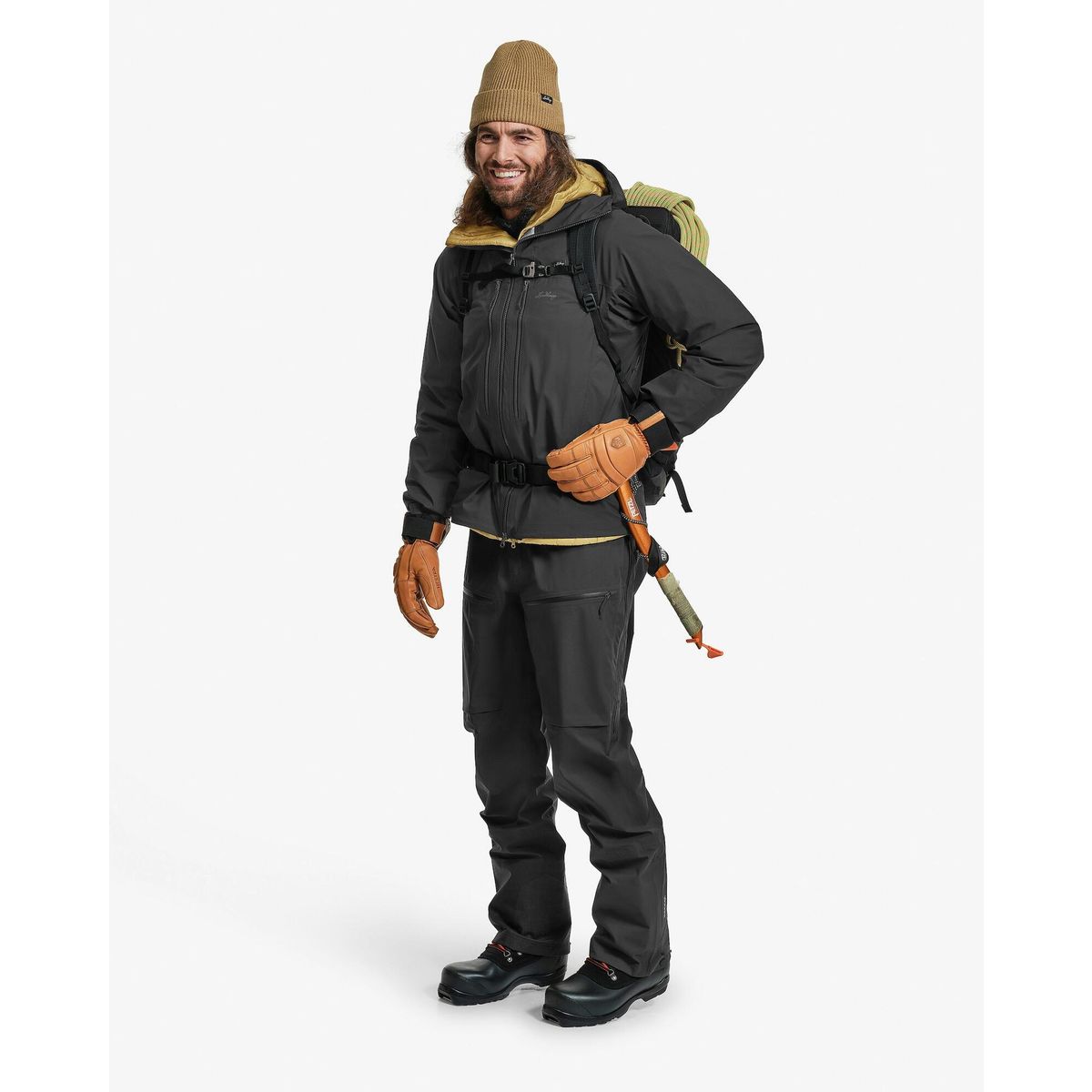 Lundhags Abisku Waterproof Pants M charcoal (11000) XL 43305-25-11000-XL