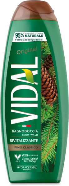 Conter Vidal Bagnoschiuma Rivitalizzante 500ml.Pino Classico