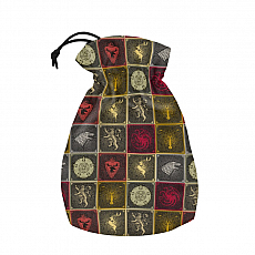 Q-Workshop Game of Thrones - The Sigils Pattern - Dice Pouch 301708