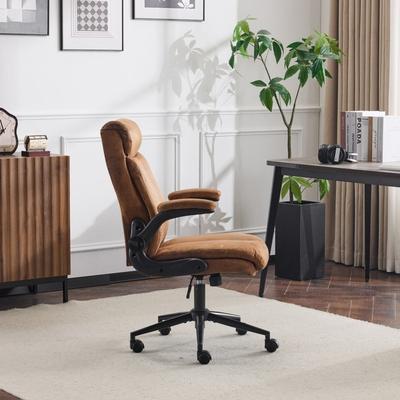 No "28""W Mid-Back Swivel Office Chair Task Chair With Adjustable Arms"