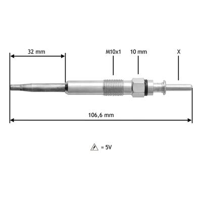 VALEO Glühkerze 345134 für ALPINA