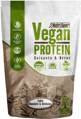 Nutrisport Vegan Protein 468g Chocolate Hazelnuts