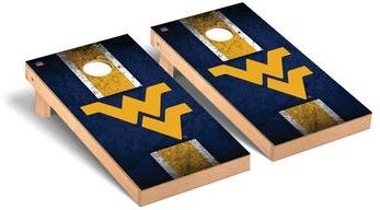 Skip's Garage West Virginia Mountaineers Vintage Cornhole Board Set