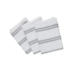 levelone Geschirrtuch-Set  Pique , grau , 100% Baumwolle , Maße (cm): B: 50