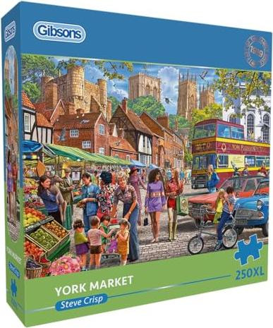 Gibsons York Market Puzzel, extra groot, 250 stuks