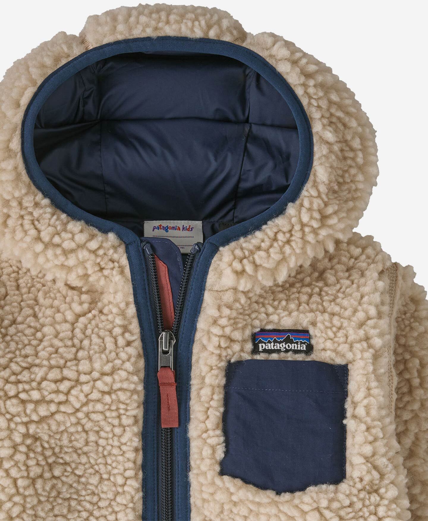 Patagonia Baby Retro-x Jr - Pile - Blu 18-MESI