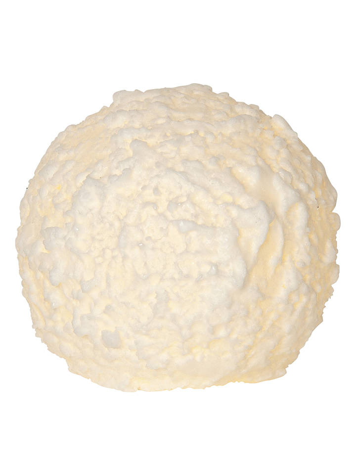 STAR Trading LED-Kugelkerze "Snowball" in Weiß - Ø 10 cm - onesize