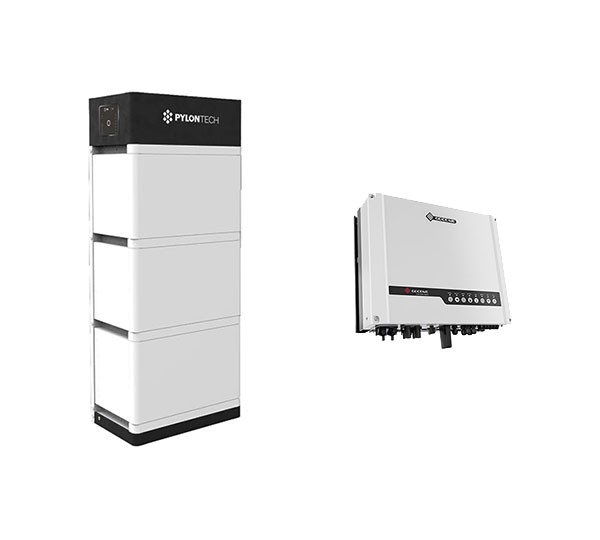 GoodWe 48V FORCE-L2 10.65 + GW5048D-ES (ONLY IT/BE) PYLONTECH LV LITHIUM-IONEN-BATTERIE + ZUBEHÖR