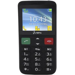 Olympia Mobiltelefon LUX (2.40", 2 Mpx), Tastenhandy, Schwarz