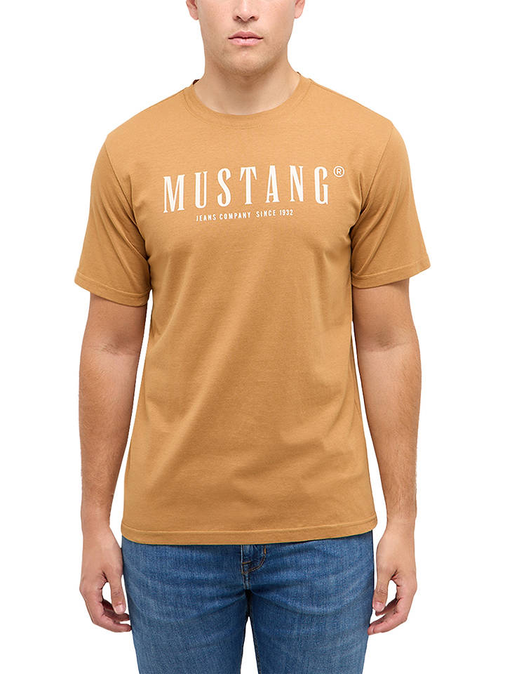Mustang Shirt "Austin" in Hellbraun - XL