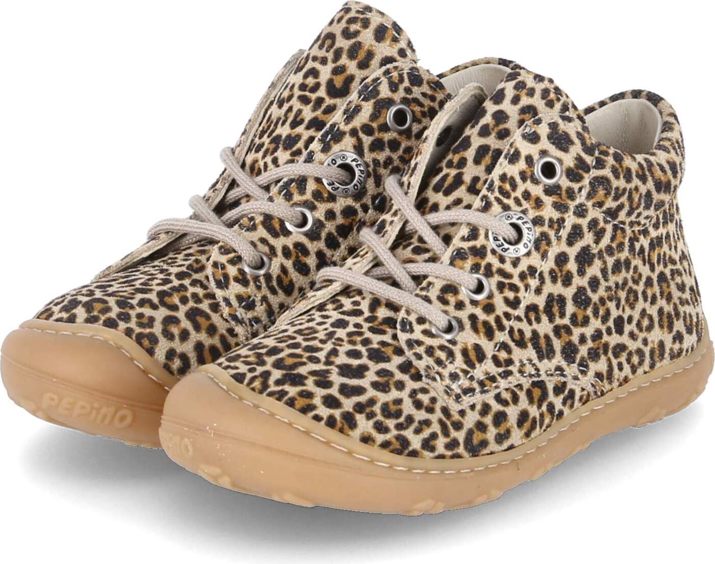 Pepino Mädchen Lauflernschuhe/ Halbschuhe DOTS Beige Rauleder Größe:20