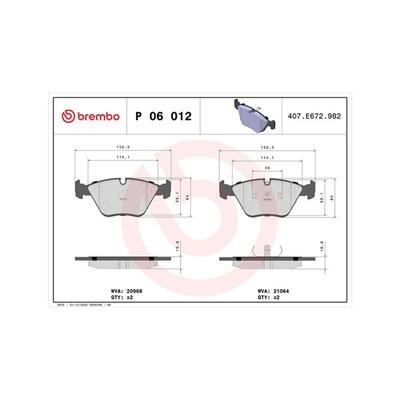 MAGNETI MARELLI Bremsbelagsatz, Scheibenbremse 363700406012 für BMW