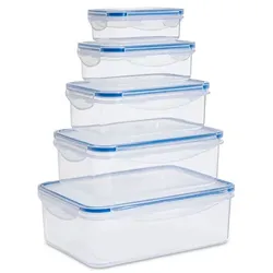 Vorratsdose 5tlg. Kunststoff Transparent Klar
