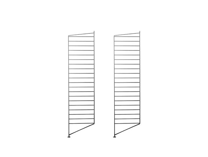 String String Bodenleiter Schwarz, 115x30 cm, 2er-Pack