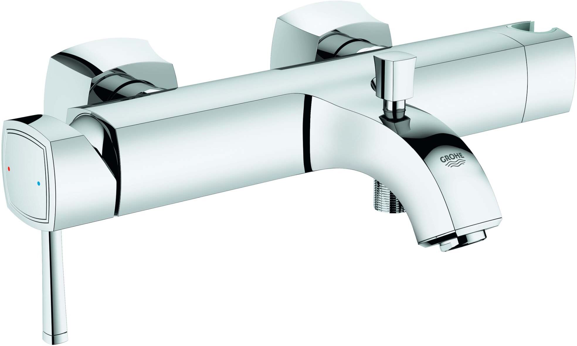 Grohe mitigeur Grandera 23317000 chromé, avec support de douche intégré