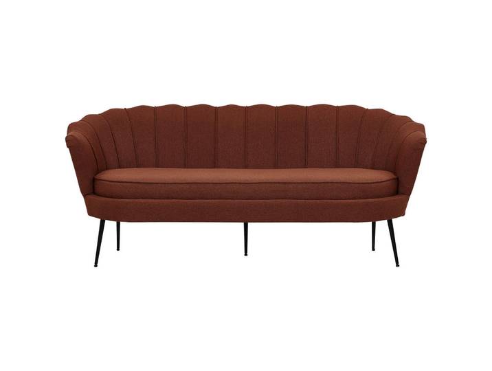 Livetastic 2-Sitzer-Sofa, Schwarz, Rost, Metall, 180x78.5x78 cm, Wohnzimmer, Sofas & Couches, Sofas, 2-Sitzer Sofas